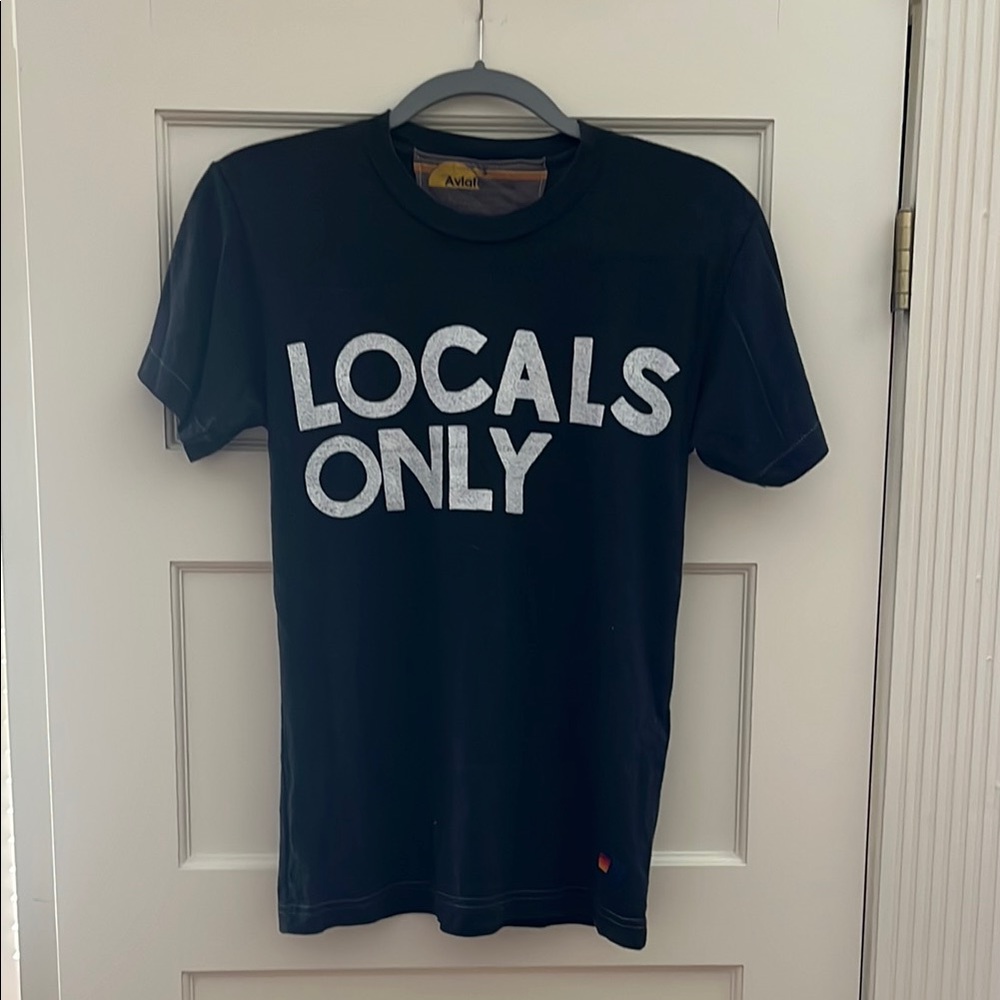 Aviator Nation ‘Locals Only' Boyfriend Tee